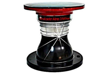 Sinalizador Solar Aéreo de Led 33 DC - DS AN3i